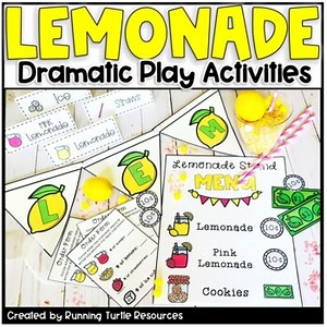 Lemonade Stand Dramatic Play Center, Lemonade Day, End of Year Preschool Fun