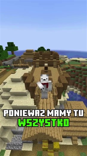 NAJDZIWNIEJSZA WYSPA! #minecraft #shorts #minecraftshorts #fyp