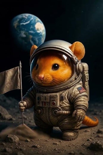 One Small Step for Mouse#shorts#animals#cute#funny