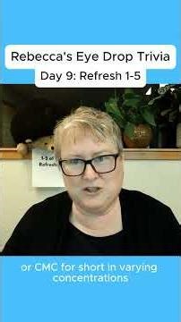 Rebecca's Eye Drop Trivia Day 9 : Refresh 1-5