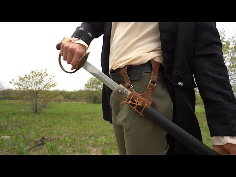 Making A Leather Sword Frog