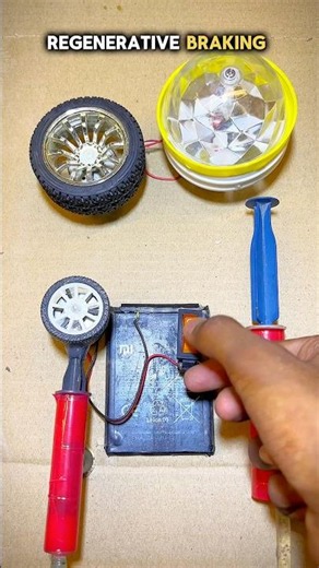 Running Disco Light with Regenerative Braking System DIY