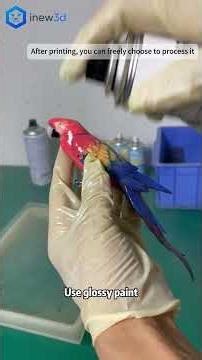 Full-Color Bird Model — Post-Processing