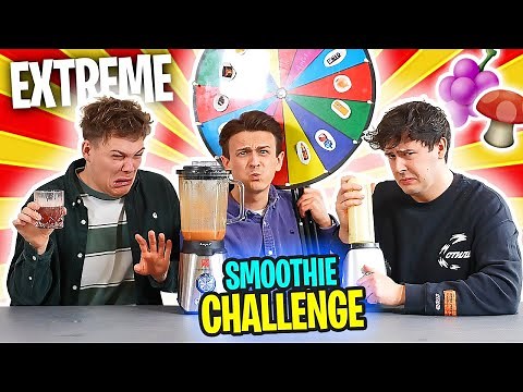 EXTREME Smoothie CHALLENGE! + Glücksrad 🎯 mit Joey & CrispyRob