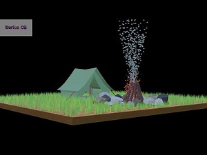 Low Poly Grass In Blender | Geometry Nodes Grass | Creating Grass with Geometry nodes