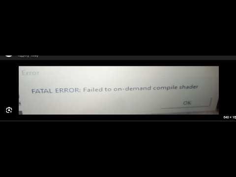 фикс fatal error failed to on demand compile shader cs2 (из-за DE_CACHE)