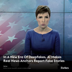 Deepfake news segments that appear to be delivered by top journalists and TV networks are going viral across the internet. It’s an inflection point for manipulated media that experts see as troubling just a year out from an historic election. https://trib.al/70BRJRw | Forbes
