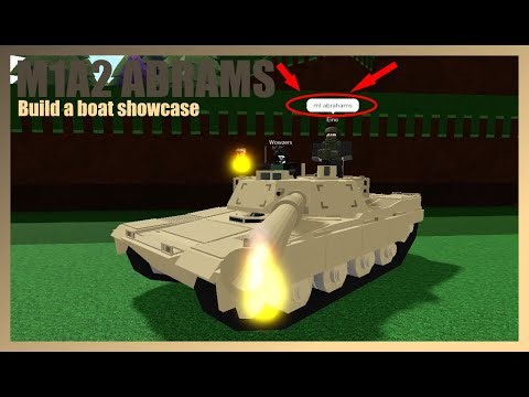 M1A2 Abrams | Build a boat showcase