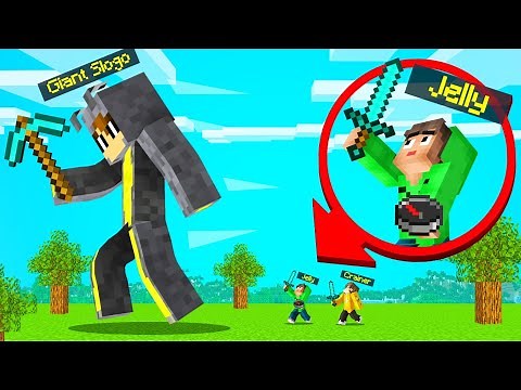 Can You Beat A GIANT SPEEDRUNNER?! (Minecraft MANHUNT)