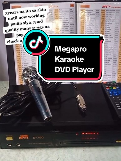 Megapro Karaoke DVD Player with Microphone #megapro #karaoke #dvdplaye...