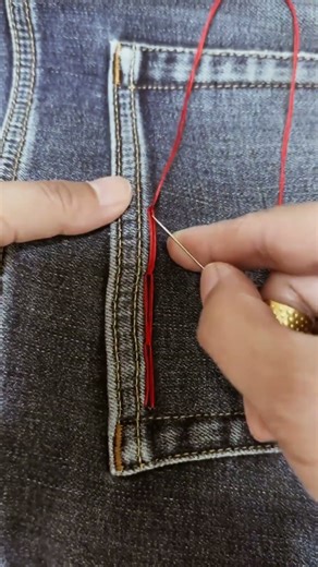 Invisible hand stitching