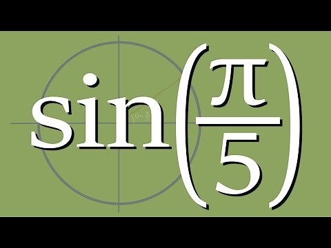 The exact value of sin(π/5)