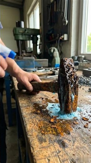 Old Hammer Restoration | Satisfying Rust Removal Process