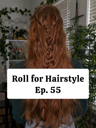 Always love a good medieval princess look 😌 New episodes of Roll for Hairstyle every Friday!! Series inspired by Adventures in Aardia's Roll for Sandwich series 🥪 #rollfor #rollforhairstyle #medievalprincess #hairveil #halfup
