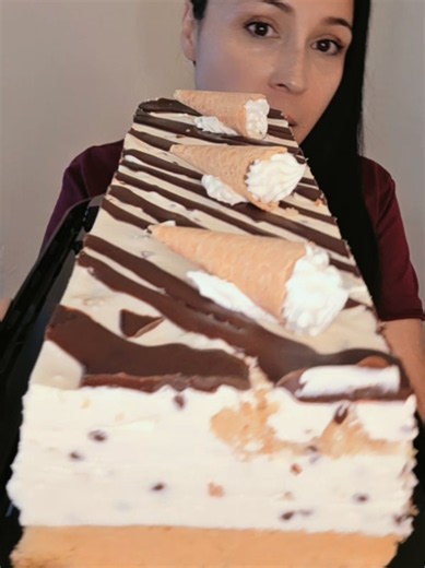 Cosctos new waffle cone bar cake is so good #costco #costcocake | Costco Food
