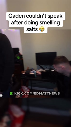 Caden's Wild Smelling Salts Reaction
