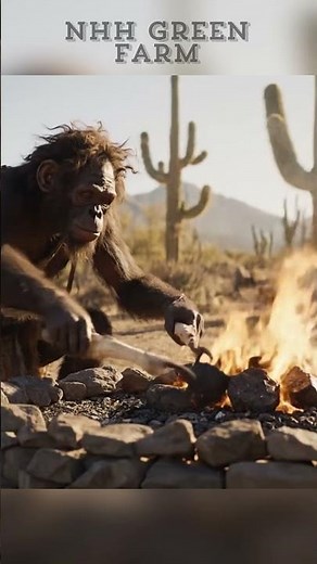 6 Million Years Ago – How Ancient Humans Forged Their First Metal Weapons! #wildlife #shorts #vairal