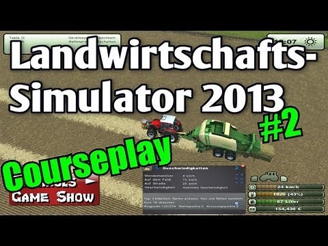 LS13 Landwirtschafts Simulator 2013 MOD Courseplay Tutorial #2 Ballen pressen und sammeln deutsch HD