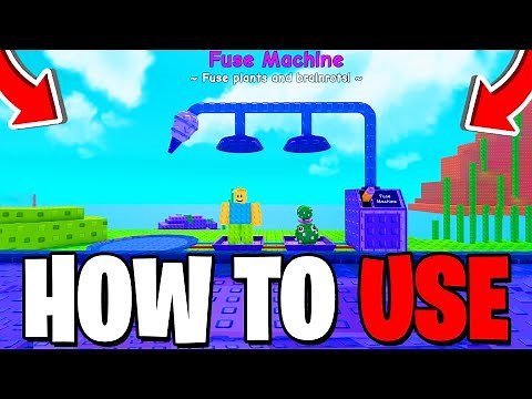 How To USE FUSE MACHINE In Plants Vs Brainrots! (ALL FUSING RECIPES) Roblox