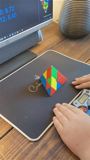 Smooth 6.89 Pyraminx solve 👌- Speed Solve Day 48 #rubikscube