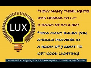 How to calculate Tubelights in a room | Tube light, incandescent & LED Bulb | SPA