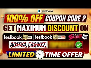 Get MAXIMUM Discount on Testbook Pass Pro with EXCLUSIVE Coupon Code | Testbook Coupon Code Today