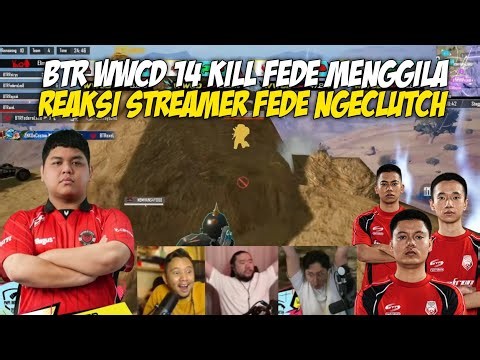 REAKS STREAMER BTR WWCD 14 KILL! FEDERALES NGECLUTCH - PMPL ID SPRING