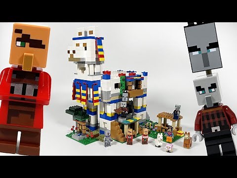 LEGO Minecraft 21188 The Llama Village Speed Build & Set Review