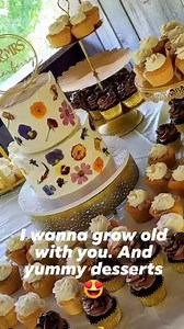 Your journey of growing old together should start with AMAZING Wedding Desserts ❤️ Contact Lil' Bit of Heaven Cupcakes to see what we can create for your Wedding Day!!! #2026weddingplanning #lilbitofheavencupcakeswv #whereweddingsareheavenly #bakingyourweddingdreamscometrue #wvweddingmagazinebestweddingcake #wvcakedesigner #custombuttercreamcakedesign | Lil' Bit of Heaven Cupcakes