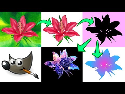 How to Make a SILHOUETTE & Image Inside Silhouette in GIMP 2.10