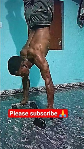 calisthenics || Hand standing 👍😞#motivation #trending #shorts