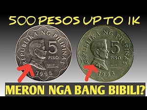 1998 5 PISO BSP COIN VALUE