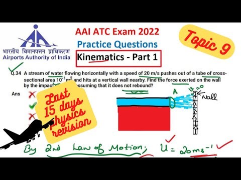 Kinematics | Practice Questions | The Physics Vigyan | AAI ATC Exam #aaiatc #ATCPhysics
