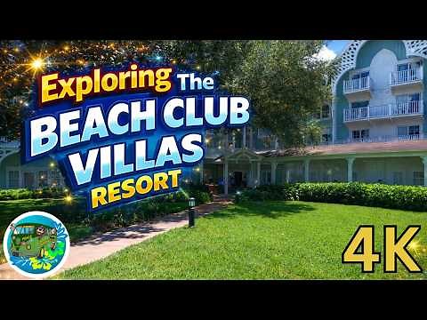 Disney Beach Club Villas Resort Tour | Disney Vacation Club | Complete Walkthrough | 4K POV