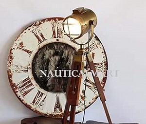 Nautical Marine Tripod Spot Light Table Lamp by NauticalMart