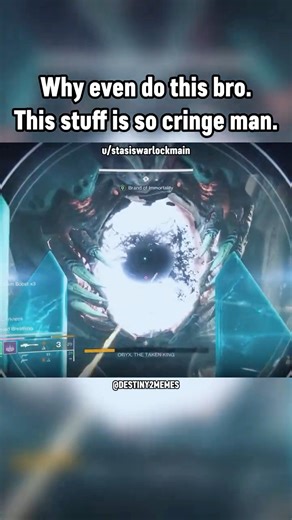 202K views · 692 reactions | Why even do this bro. This stuff is so cringe man. | Destiny 2 Memes | Facebook