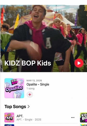 Discover Opalite on Kidz Bop
