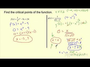 Calculus (Version #2) - 5.1 Extreme Values