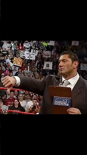 Batista Powerbombs Triple H Through the Table 🔥