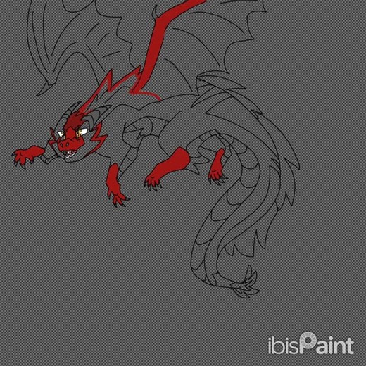 | DRAGON | shading practice | (Deathgripper inspired)