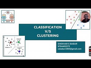 #MachineLearning #clustering vs classification concept CLUSTERING vs CLASSIFICATION
