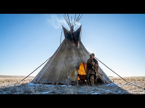 How Native Americans Built Hide Tents (Tipis) to Survive -40°C Winter? | Architecture Documentary