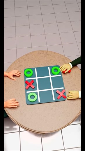 How to Win tic tac toe every time 😟||#shorts #3danimation #facts #viral #video