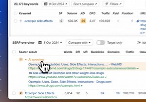 NEW: Meet AI overviews on SERPs 🔥 See AI overviews in SERP features as the top position 👀 | Ahrefs