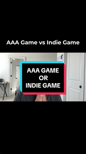 AAA Game vs Indie Game #indiegames #gamers #fyp | games