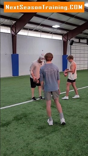 Football Quarterback Quick Game - Footwork Drill for Coaches to Use and Players to Learn