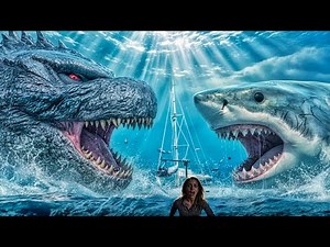 Megalodon Shark 🦈 vs Godzilla 🐉 | Epic Deep Sea Monster Battle | 3D Animation Fight | Who Will Win?