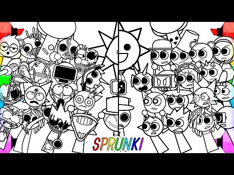 Incredibox Sprunki Big New Coloring Pages / How to Color All Original Sprunki vs All Sprunki Phase 4