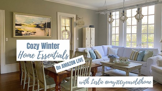 Watch Cozy Winter Home Essentials on Amazon Live