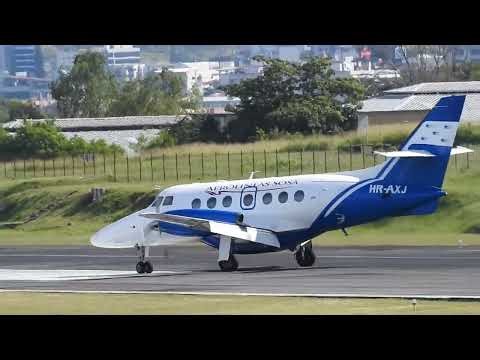 Jetstream 32 (HR-AXJ) de Aerolineas Sosa llegando al centenario aeropuerto Toncontín... 🇭🇳✈️